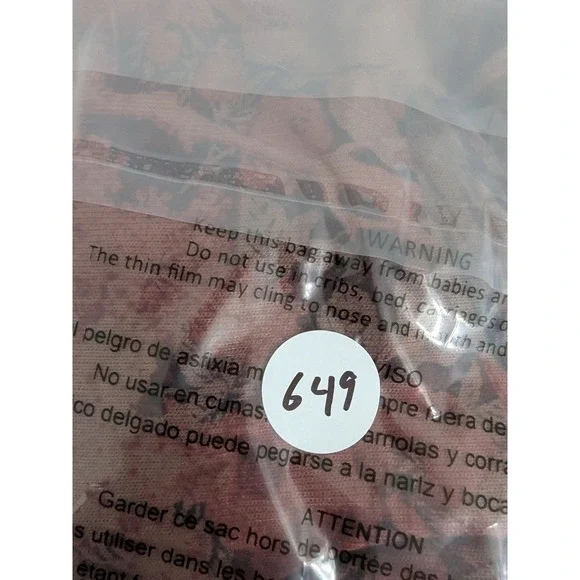 Soft Surroundings Floral Patchwork Long Sleeve V Neck Tunic Top Women's Size 1X - Picture 7 of 7